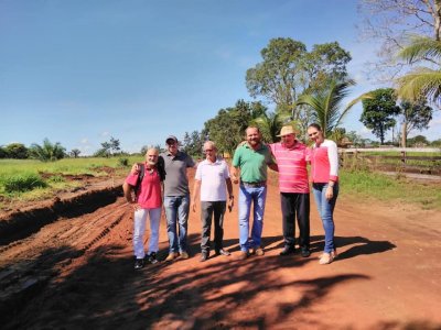 INÍCIO DA PAVIMENTAÇÃO QUE INTERLIGA BR 429 AO FRIGORÍFICO, EM SÃO FRANCISCO DO GUAPORÉ