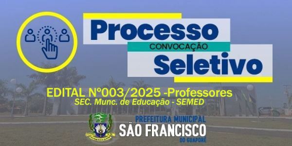 DEC. N&ordm;61/2026 - VIG&Eacute;SIMA CONVOCA&Ccedil;&Atilde;O - EDITAL N&ordm;003/2025 - Professores