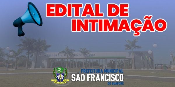 EDITAL DE INTIMAÇÃO Nº 02/2022