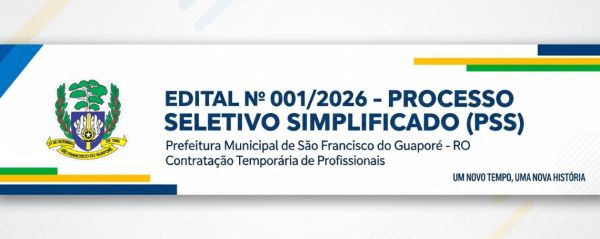 PSS EDITAL N&ordm; 001/2026 - HOMOLOGA&Ccedil;&Atilde;O DAS INCRI&Ccedil;&Otilde;ES E RESULTADO PARCIAL